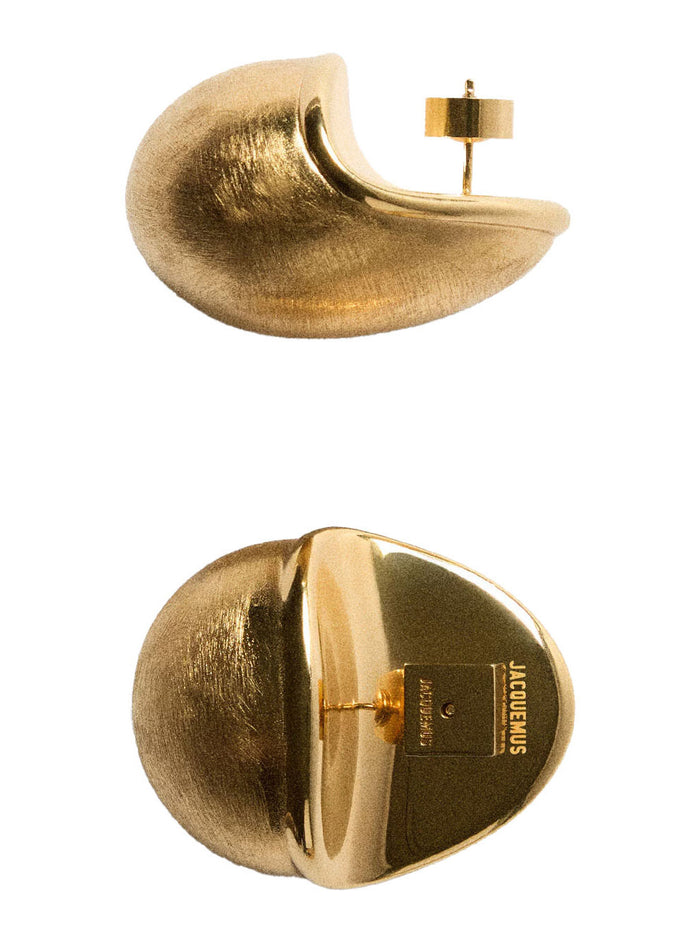 Les Boucles Raisin Metallic Brass Copper Earrings