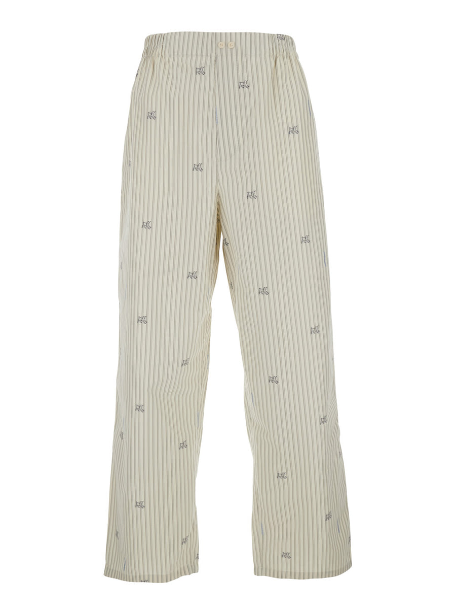 Trousers Beige Cotton
