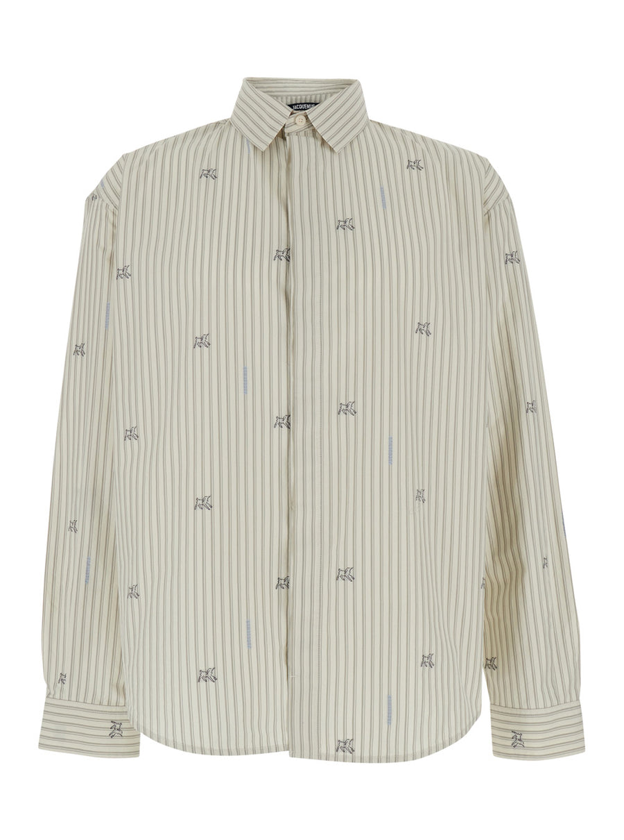 Shirt Simon Beige Cotton