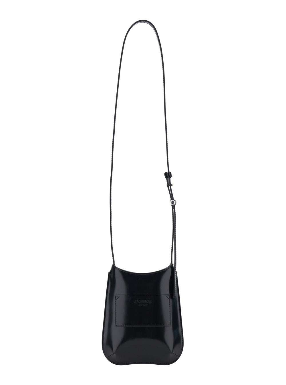 LE PORTE TELEPHONE BISOU Black Calf Crossbody Bags