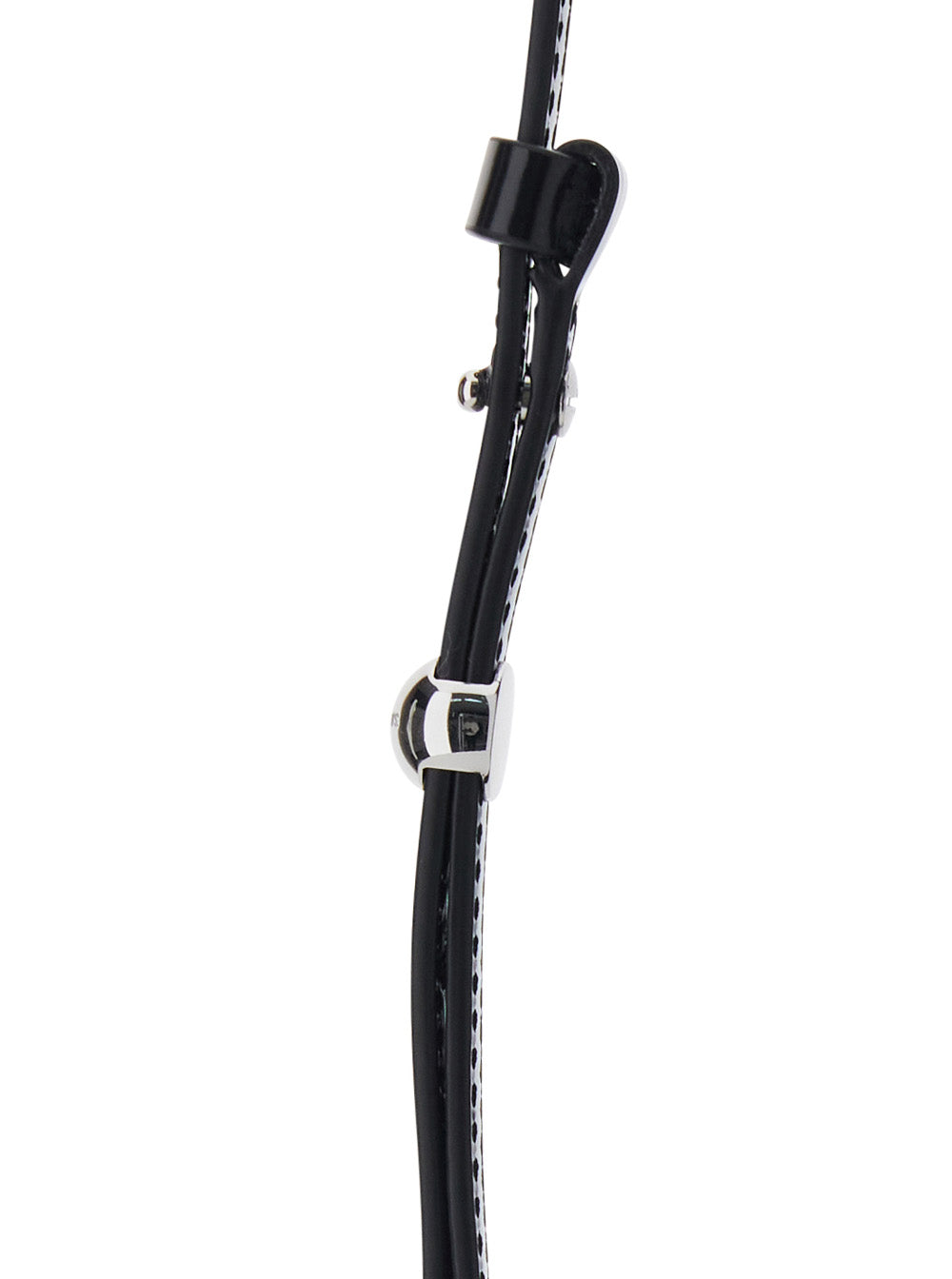 LE PORTE TELEPHONE BISOU Black Calf Crossbody Bags