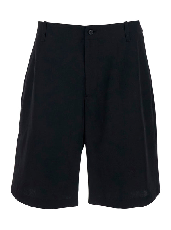 Bermuda Shorts Camargue Black Wool