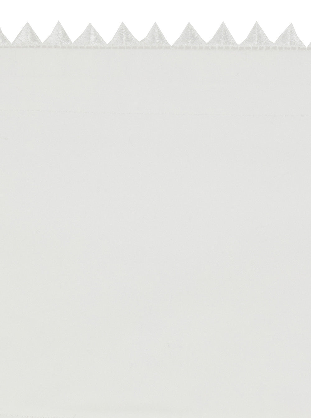 Top Le Haut Traversin White With V-Neck And Ruffle Details In Cotton For Women Tops