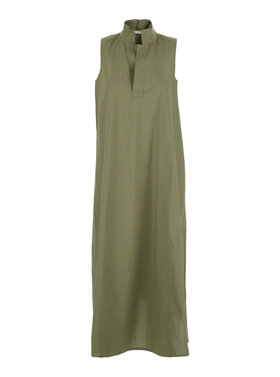 Long Dress Liz Green Viscose