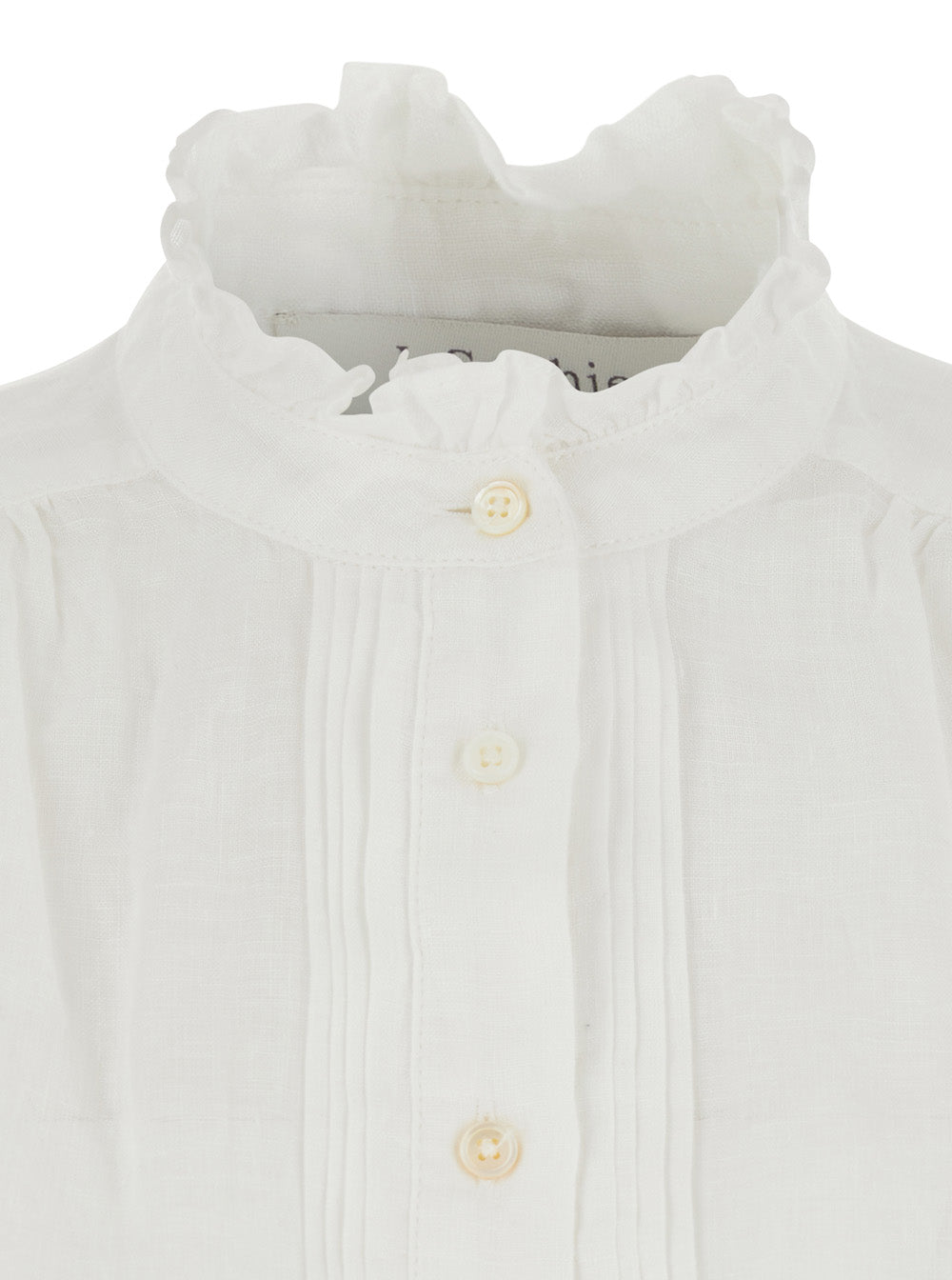 Lagos White V-Neck Blouse With Long Sleeves In Viscose For Women Shirts And Blouses