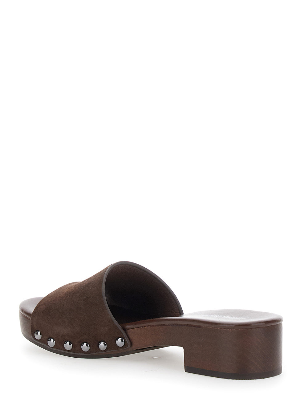 CAMBRIE TURQUOISE Sandals with Brown Leather Crossed Straps for Women Flat Shoes