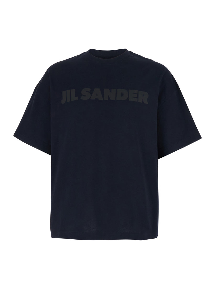 T-Shirt Crew Neck Blue Cotton T-shirts