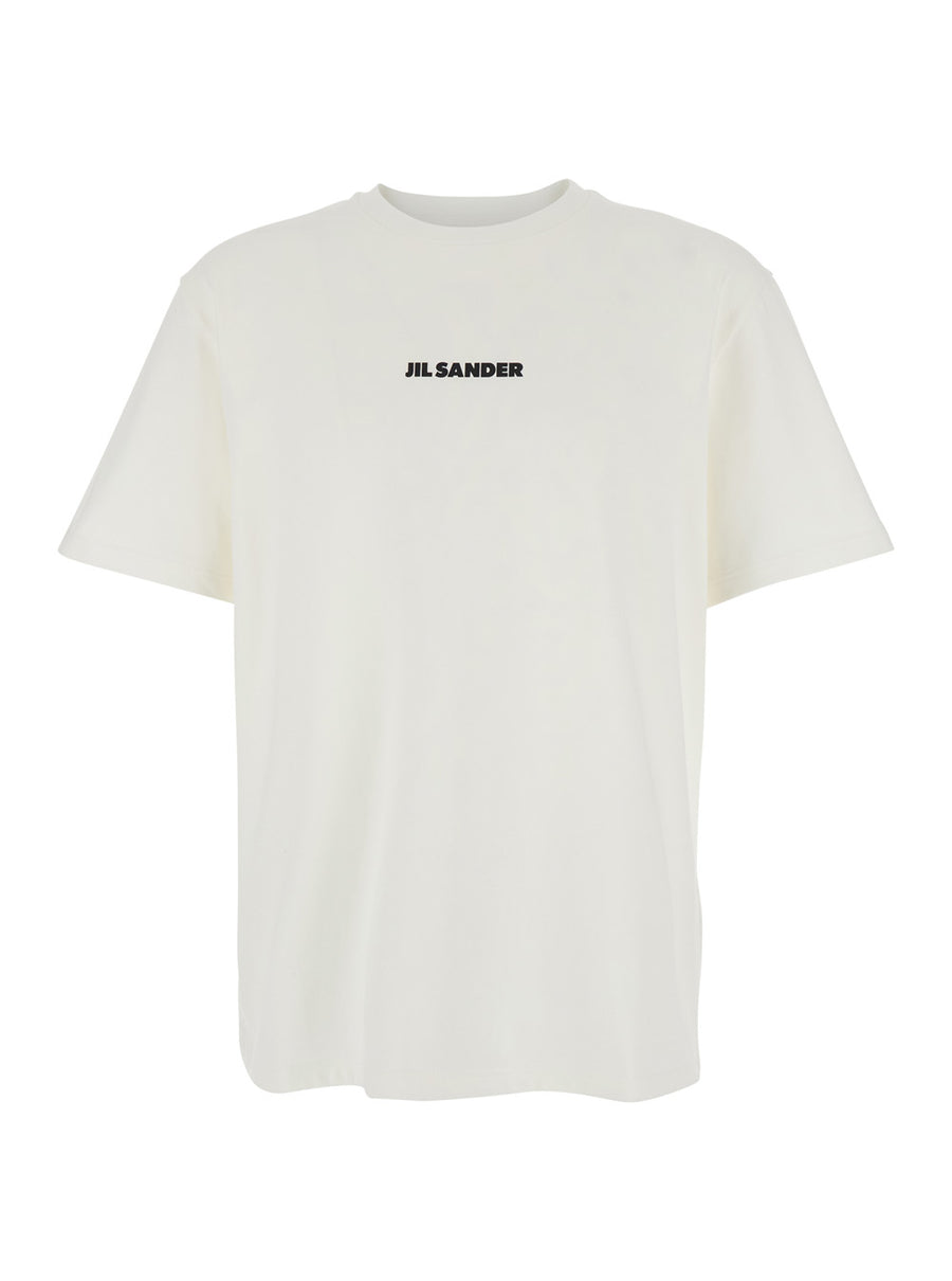 Crew Neck T-Shirt White Cotton T-shirts