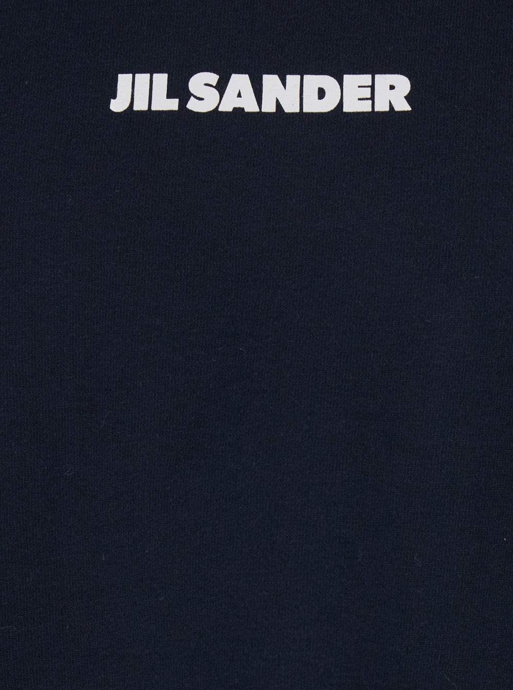 Blue T-Shirt with Logo Lettering on the Front for Men Blu Cotton Tshirts And Polo Shirts