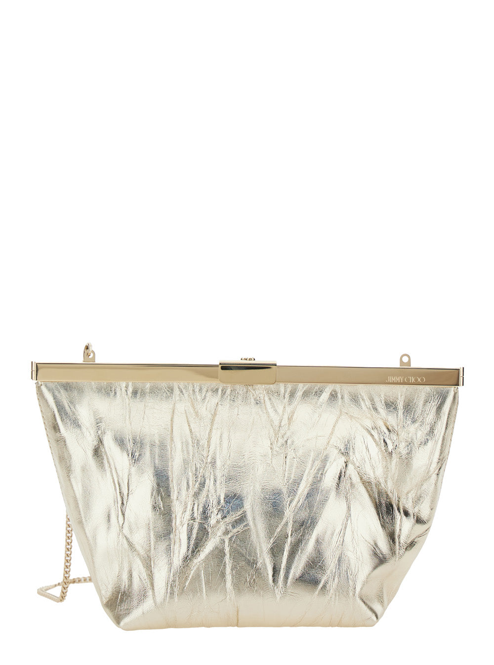 GANACHE Clutch Bag with Metallic Leather Detail Clutches And Pochettes