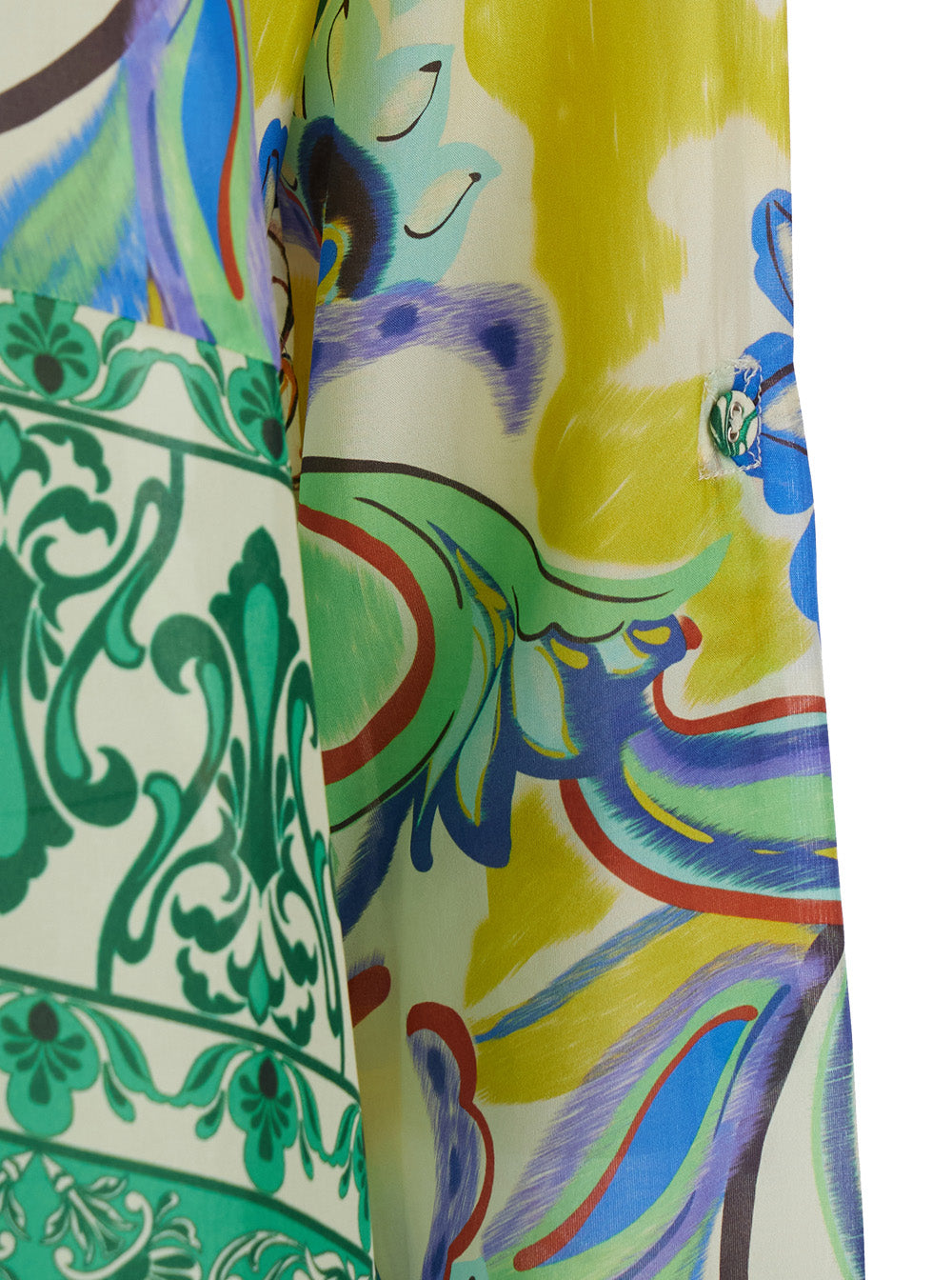 Tunic The Audrey Multicolor With Print Details And V-Neck Viscose For Women Shirts Blouses