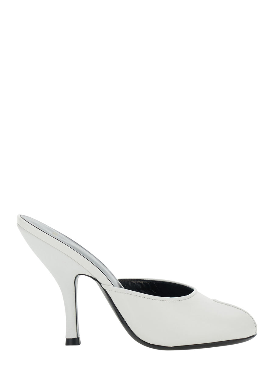 Heeled Sandals Date White Lambskin