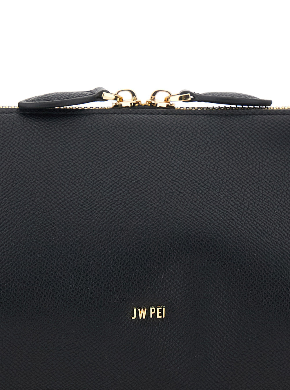 Shoulder Bag Nova with Two Top Handles and Logo Lettering on the Front in Ecoleather Black Women Polyester Polyurethane
