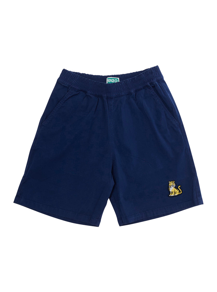Bermuda Shorts Blue Cotton