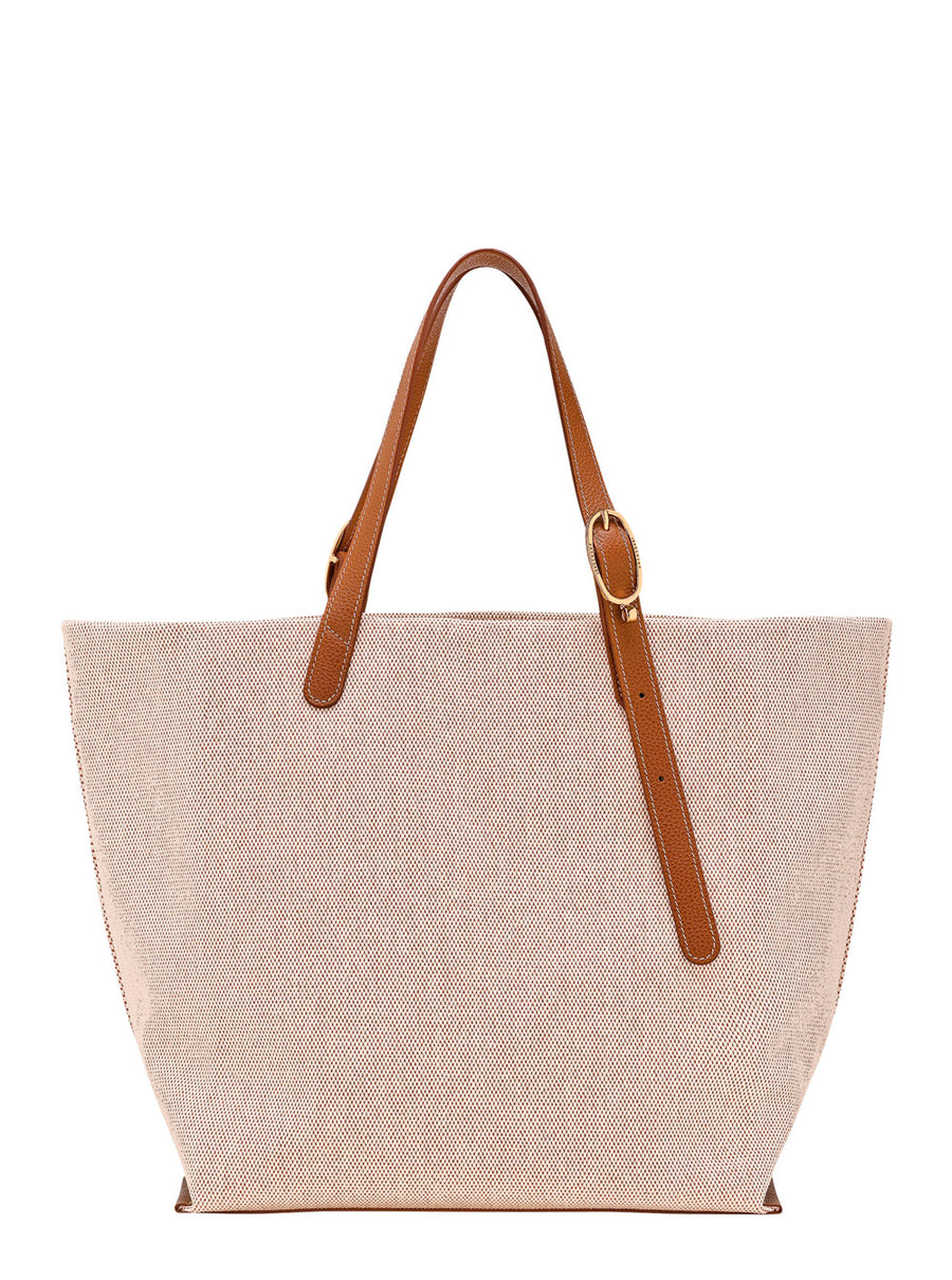 Shoulder Bag Le Foulonné Toile Brown