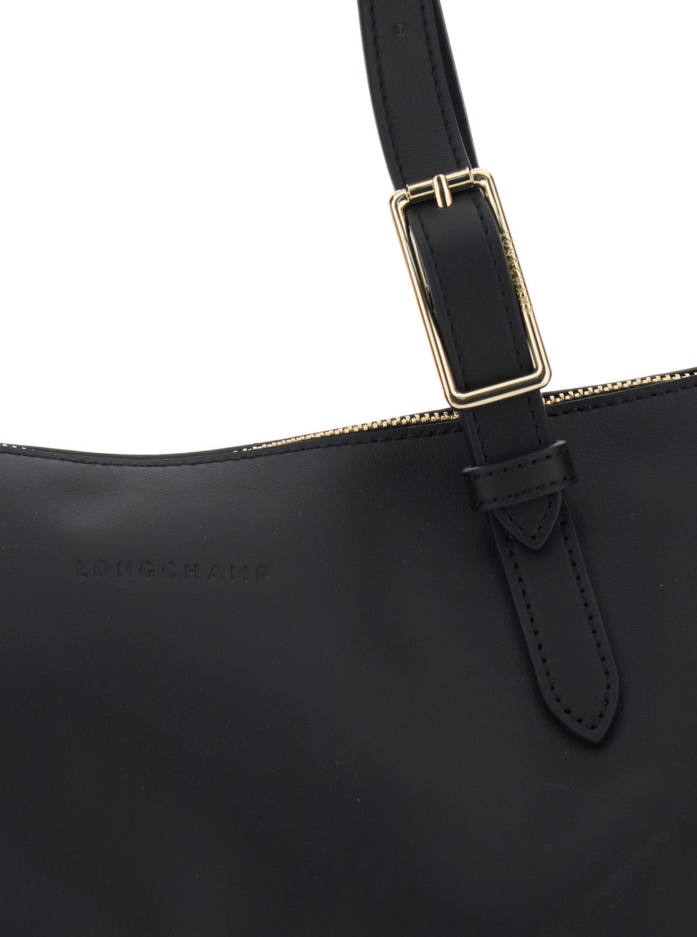 Shoulder Bag Le Pliage with Two Handles and Black Leather Buckles for Women