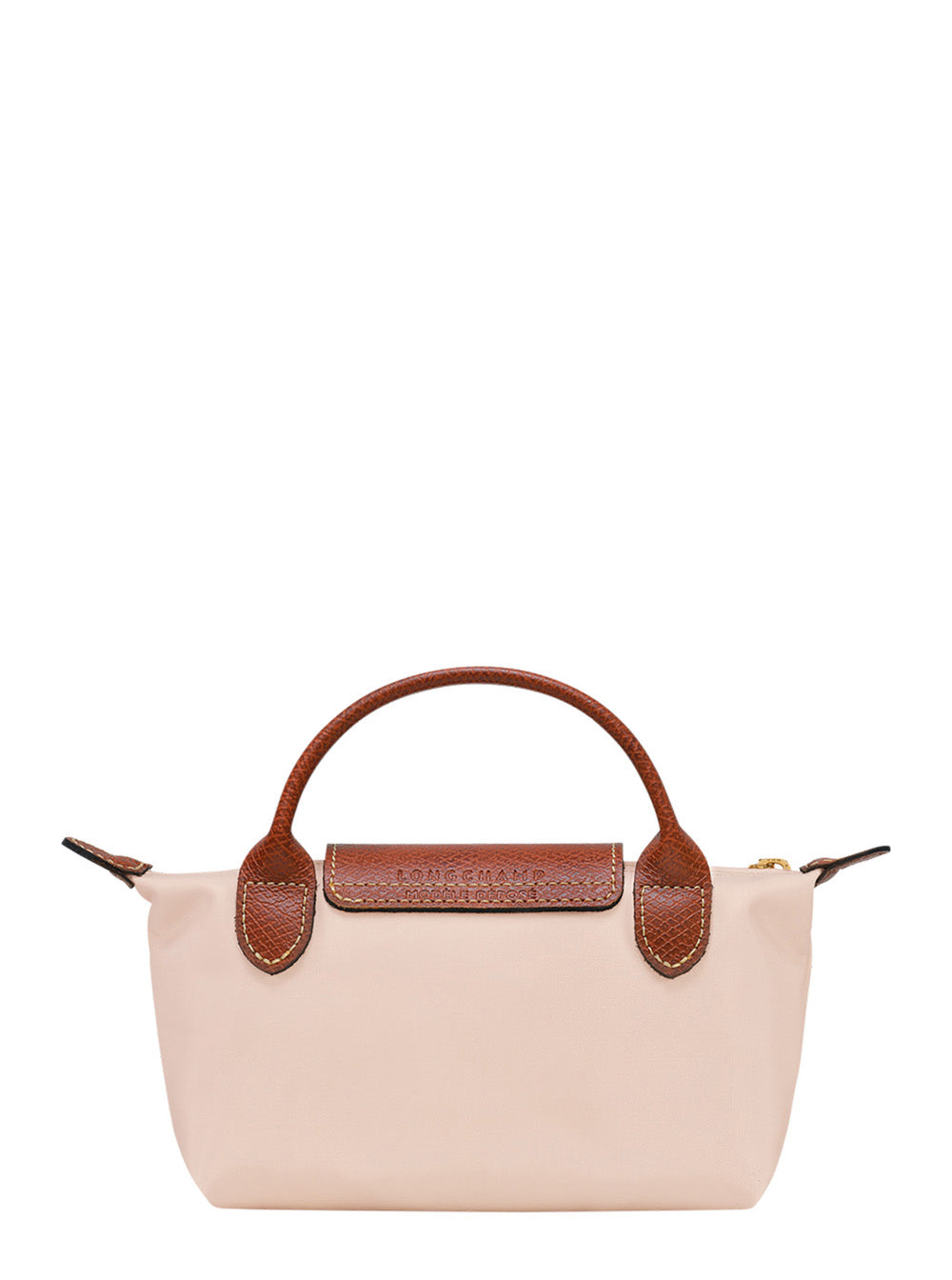 Le Pilage Original White Handbag With One Top Handle And Embossed Logo On The Front Ecoleather Woman Nylon Hand Bags