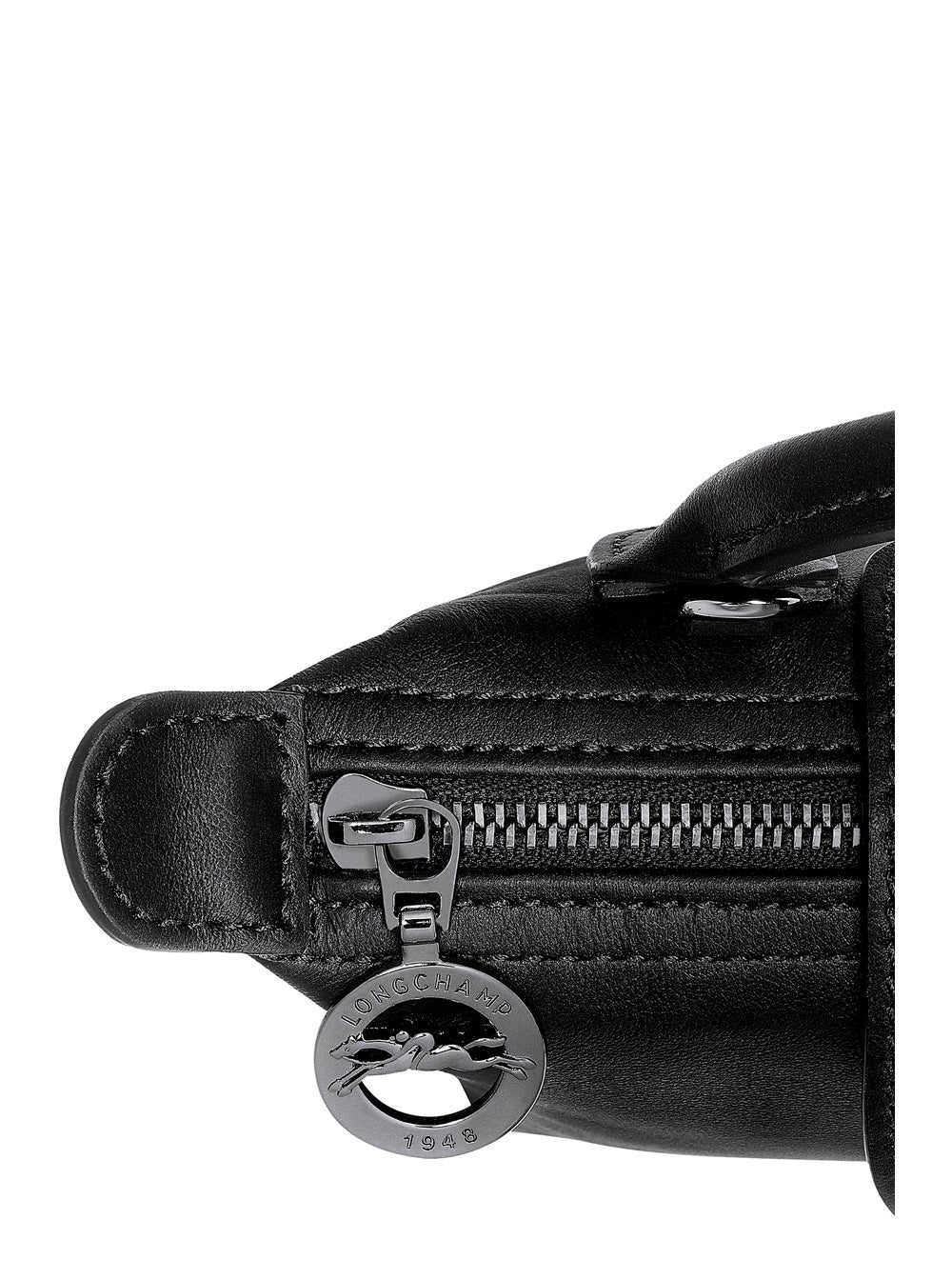 Handbag Le Pliage Xtra With Logo Embossed Black Leather For Women Hand Bags