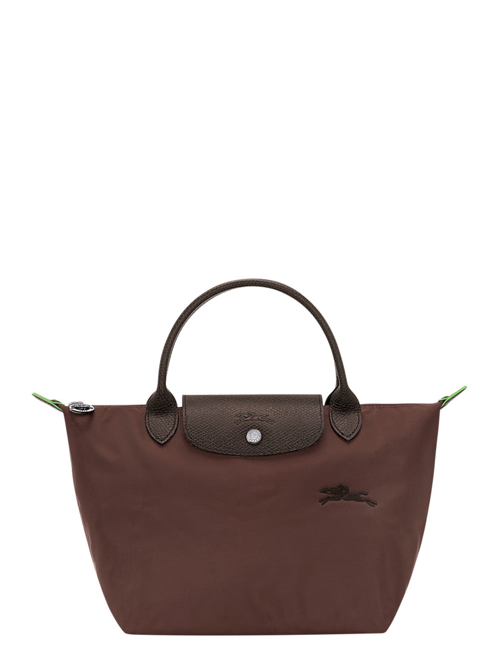 Handbag S Le Pliage Green With Logo Engraving Ecoleather Brown Women Polyamide Hand Bags