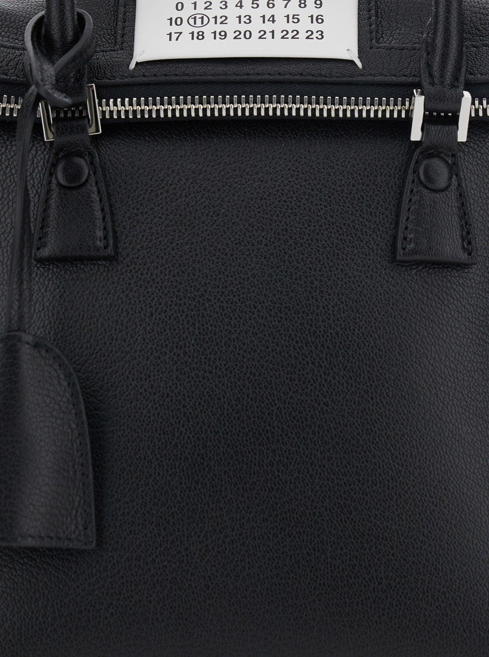5ac Classique Mini Bag With Handles And Strap Black Leather Unisex Hand