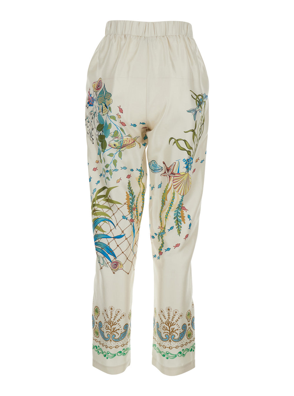DORIS TROUSERS - Elegant In Silk Multicolor Women