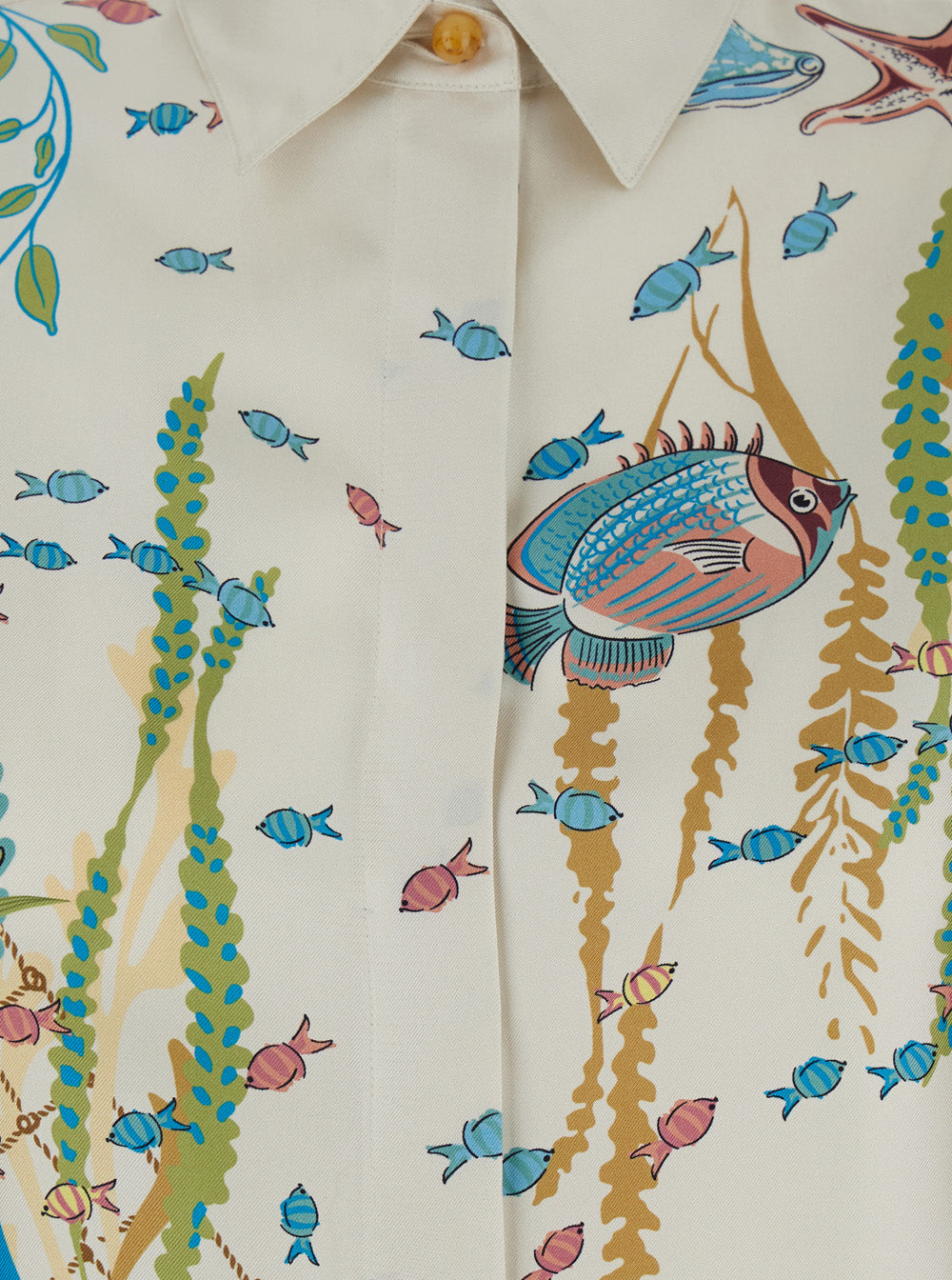 LEA SHIRT Multicolor Silk for Women And Blouses