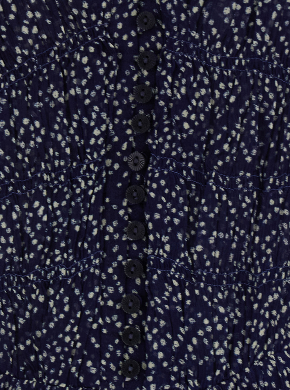 Midi Dress Briane with V-Neck and All-Over Polka Dot Motif in Blue Viscose for Women Blu Long