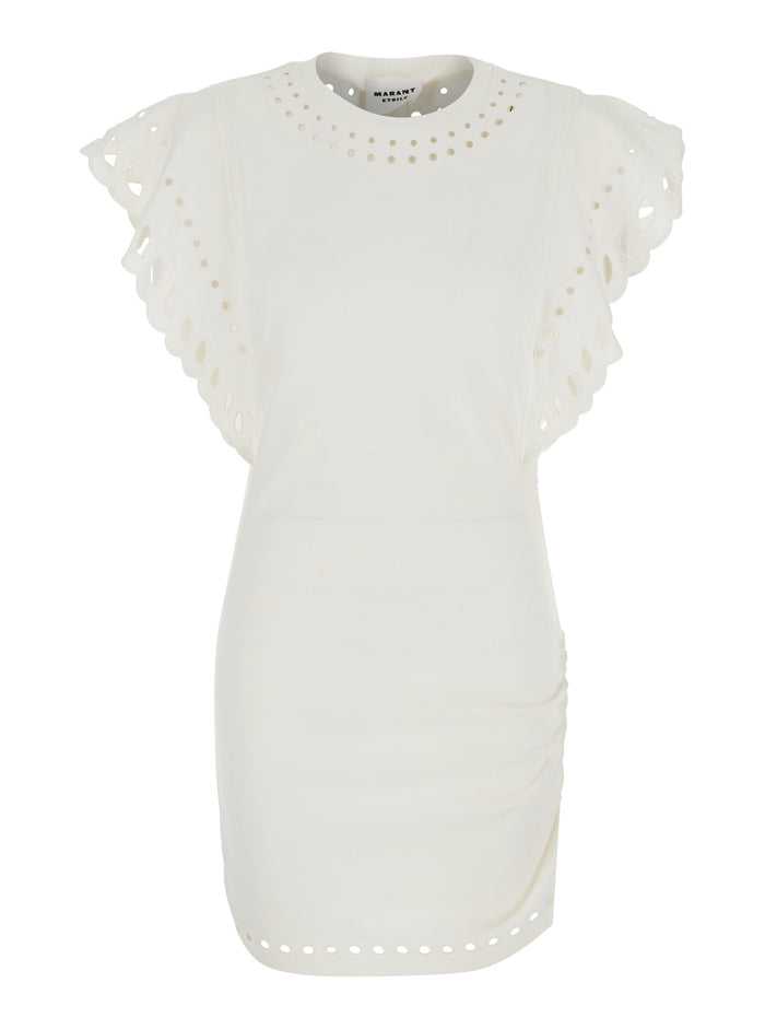 Beige T-Shirt ORLANE-GC with Round Neck and Short Sleeves in Cotton for Women Dress