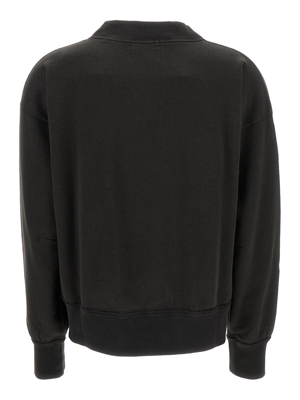 Sweatshirt ISABEL MARANT ETOILE Black with Contrast Logo Print in Cotton Blend for Women Polyester Sweatshirts