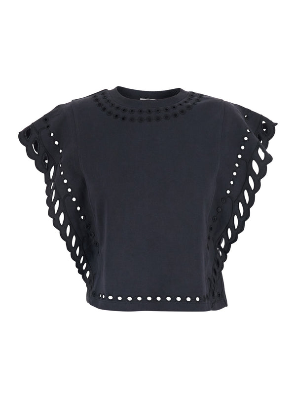 T-Shirt Odyle-Gc Black Cotton