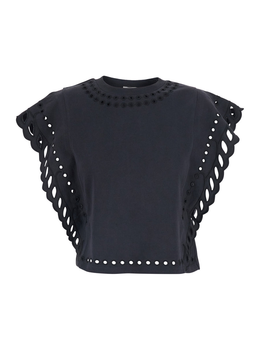 T-Shirt Odyle-Gc Black Cotton