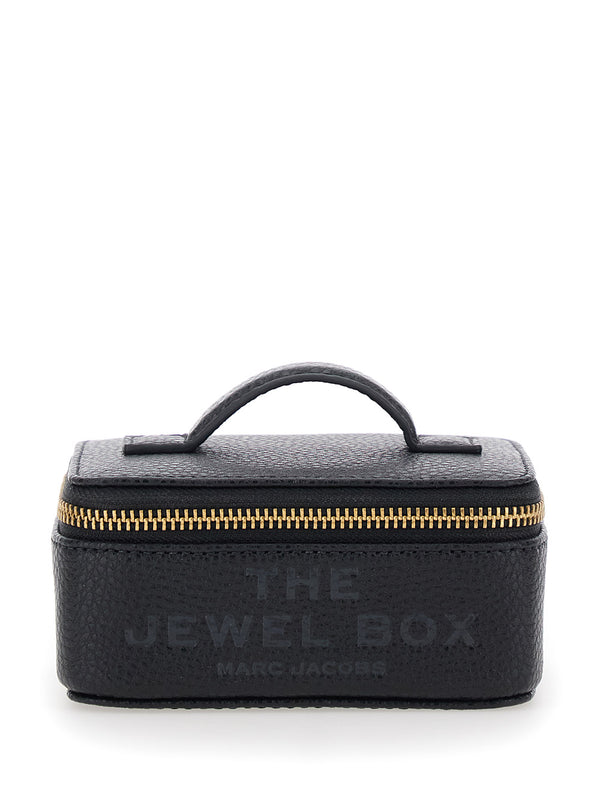 Handbag The Jewel Box Black Leather Split Cow Handbags