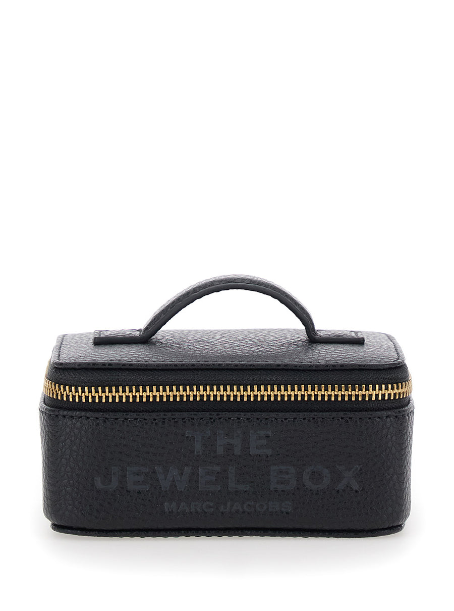 Handbag The Jewel Box Black Leather Split Cow Handbags