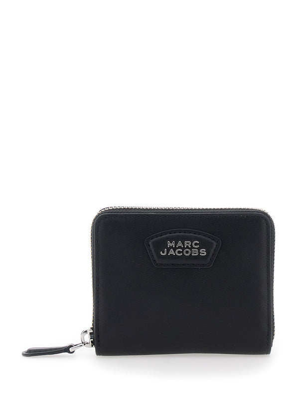 Wallet Slim Compact Black Leather Split Cow