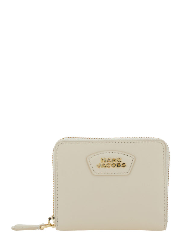 Wallet The Slim Compact White Leather Split Cow