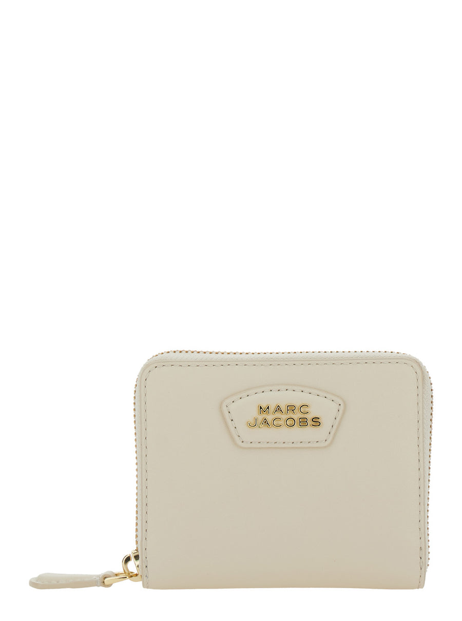 Wallet The Slim Compact White Leather Split Cow