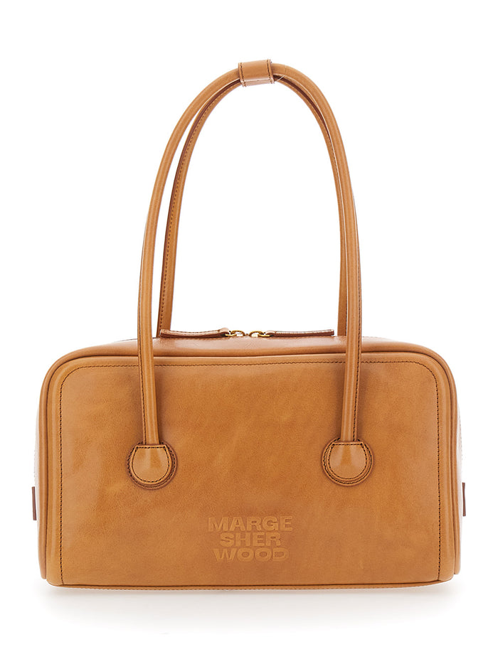 Shoulder Bag SOFT BOSTON SMALL in Brown Leather Cow