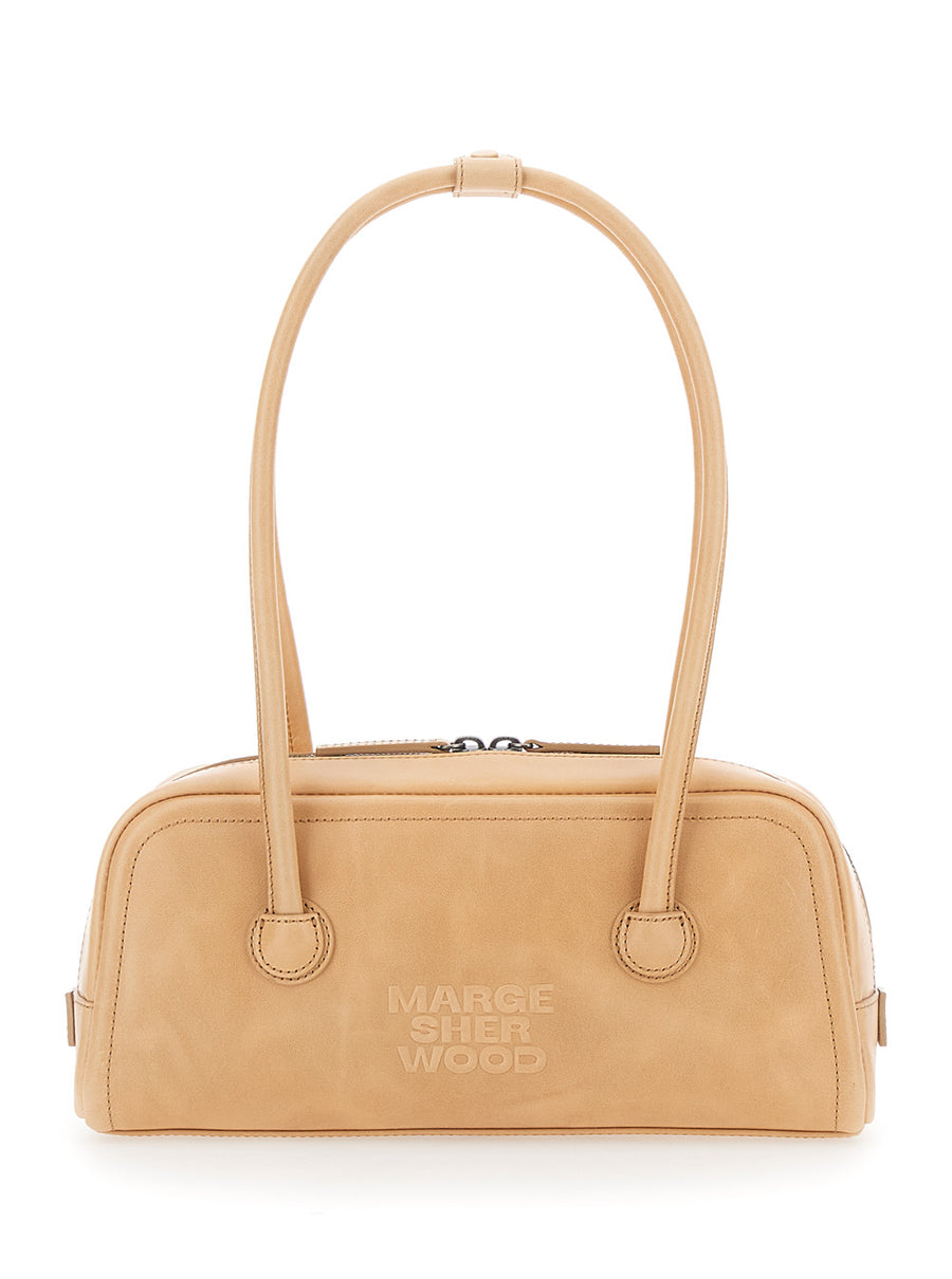 Shoulder Bag Soft Boston Ew Beige Cow Leather