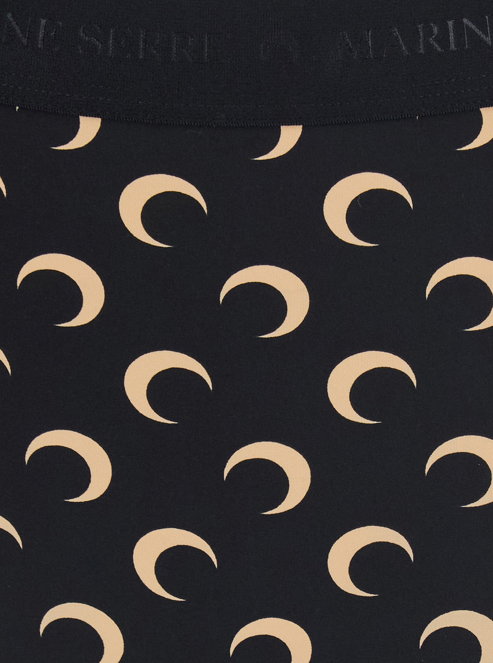 MOON PRINTED JERSEY LEGGING Black Technical Print Pants Women Polyamide Elastane Trousers