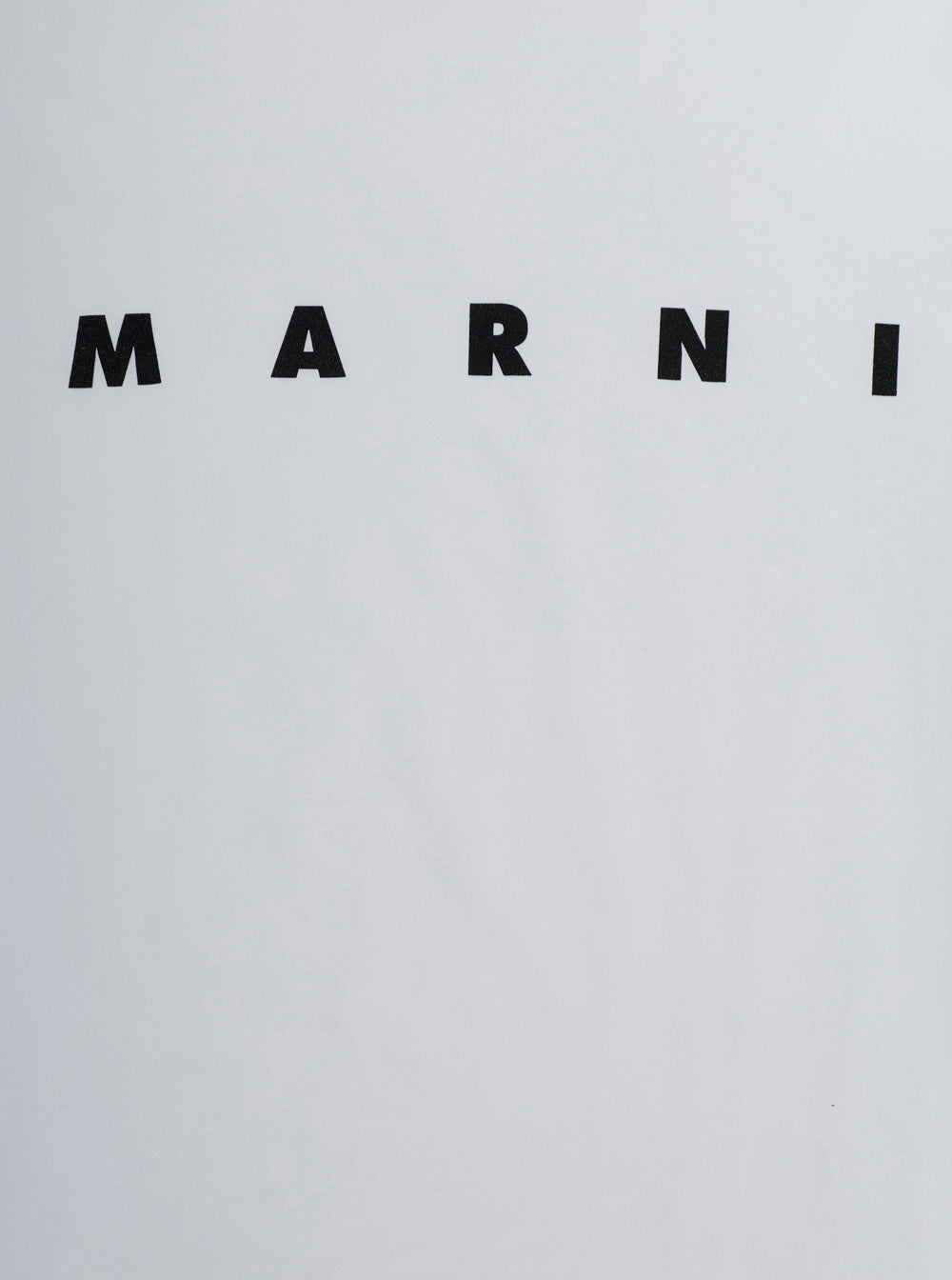 White Marni T-Shirt with Logo Lettering on the Front in Cotton for Kids Tshirts And Polo Shirts