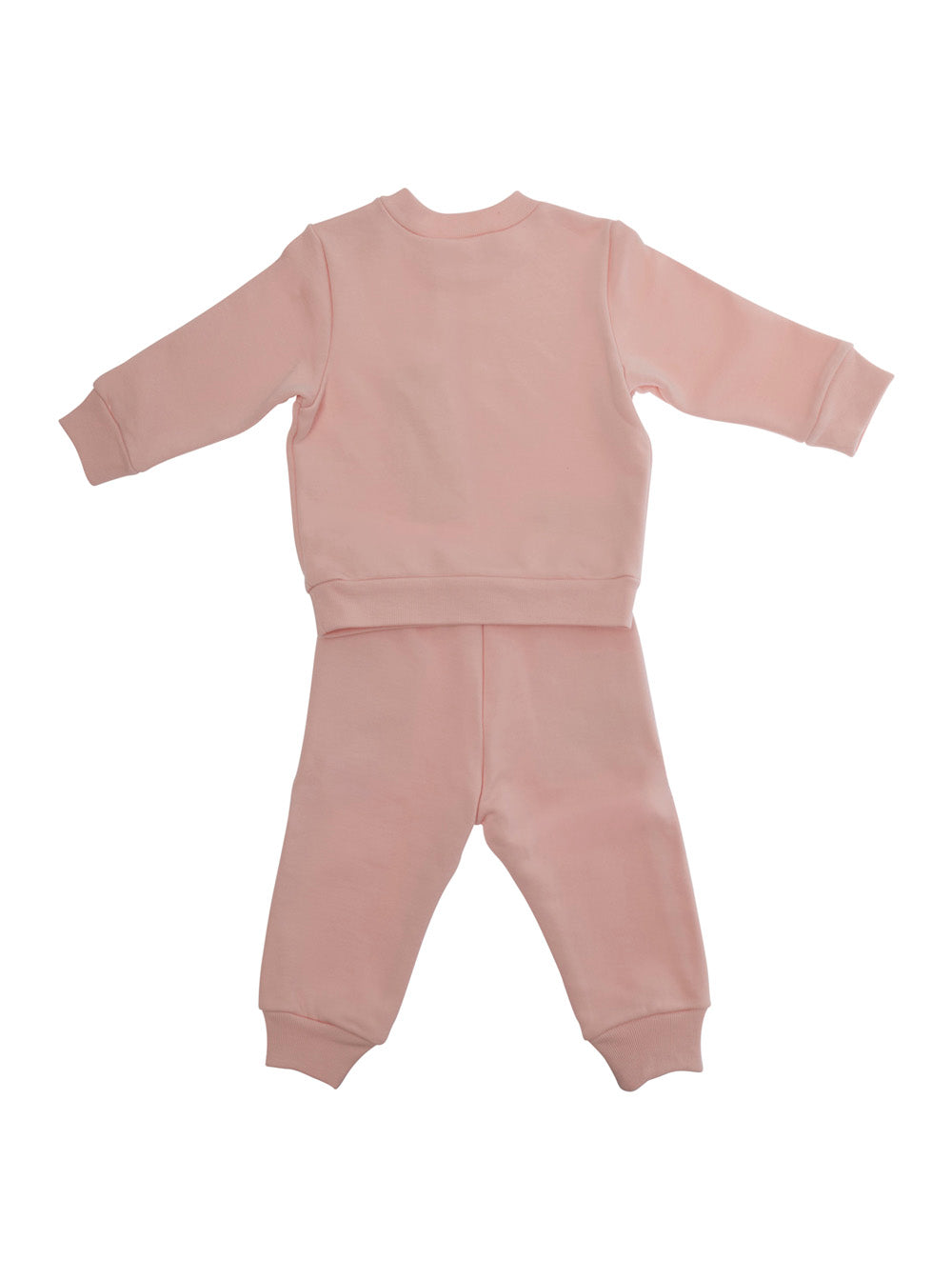 Sweatshirt and Pants Set MARNI KIDS with Logo Lettering on the Front in Baby Pink Cotton Suits