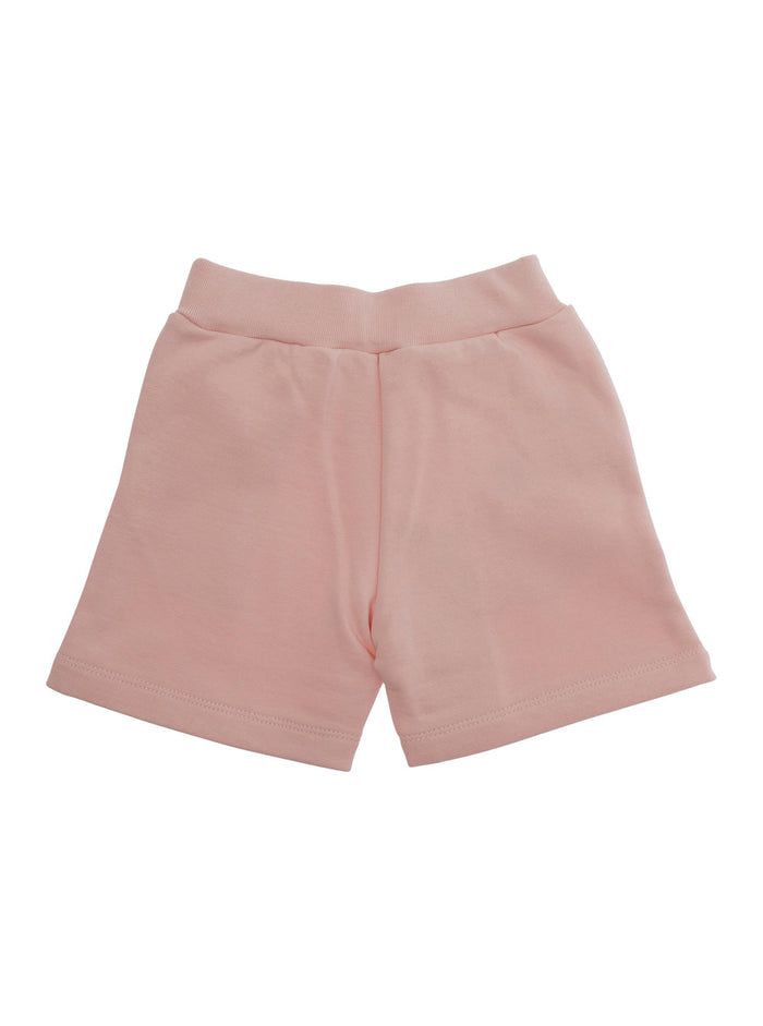 Baby Pink MARNI KIDS Logo Lettering Shorts Cotton And Bermuda