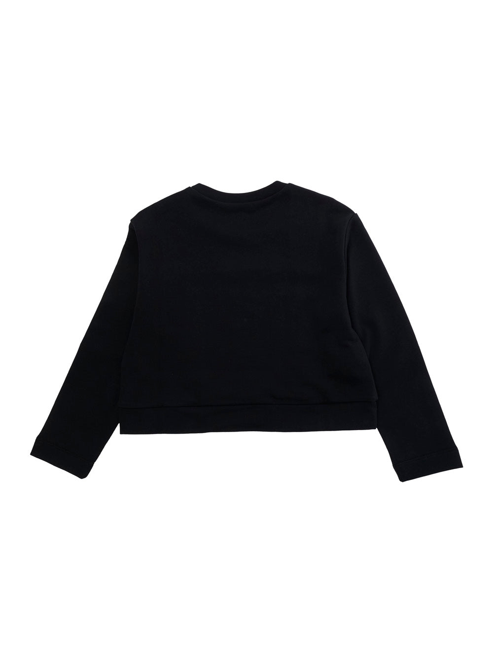 Sweatshirt M01682M00V1MS334F0M900 Black with Logo Print on the Front in Cotton for Women Sweatshirts