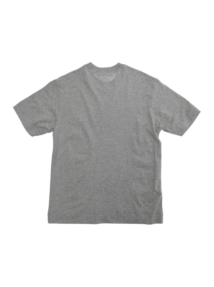 Gray Unisex T-Shirt with Round Neck and Short Sleeves in Cotton Grey Tshirts Polo Shirts