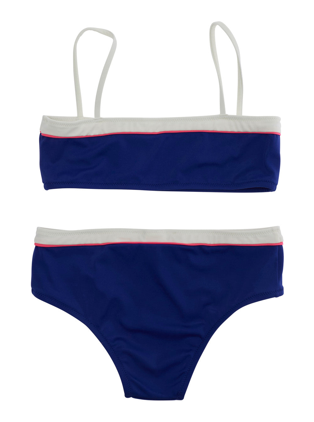 One-Piece Swimsuit Blue with Colorful Details in Nylon Women Blu Elastane Beachwear