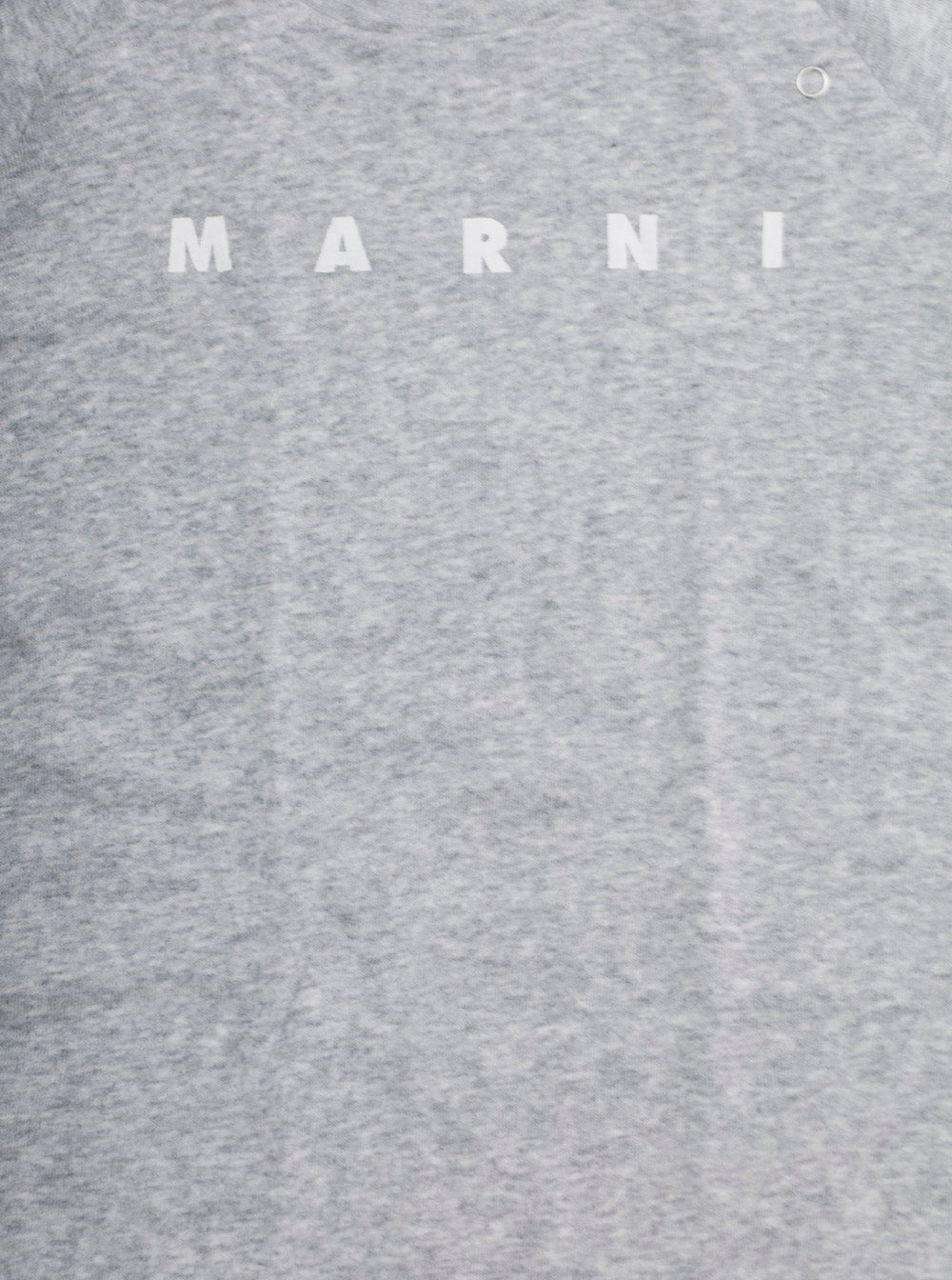 Baby Romper with Coordinated Hat and Bib Logo Lettering Print on the Front in Grey Cotton Suits