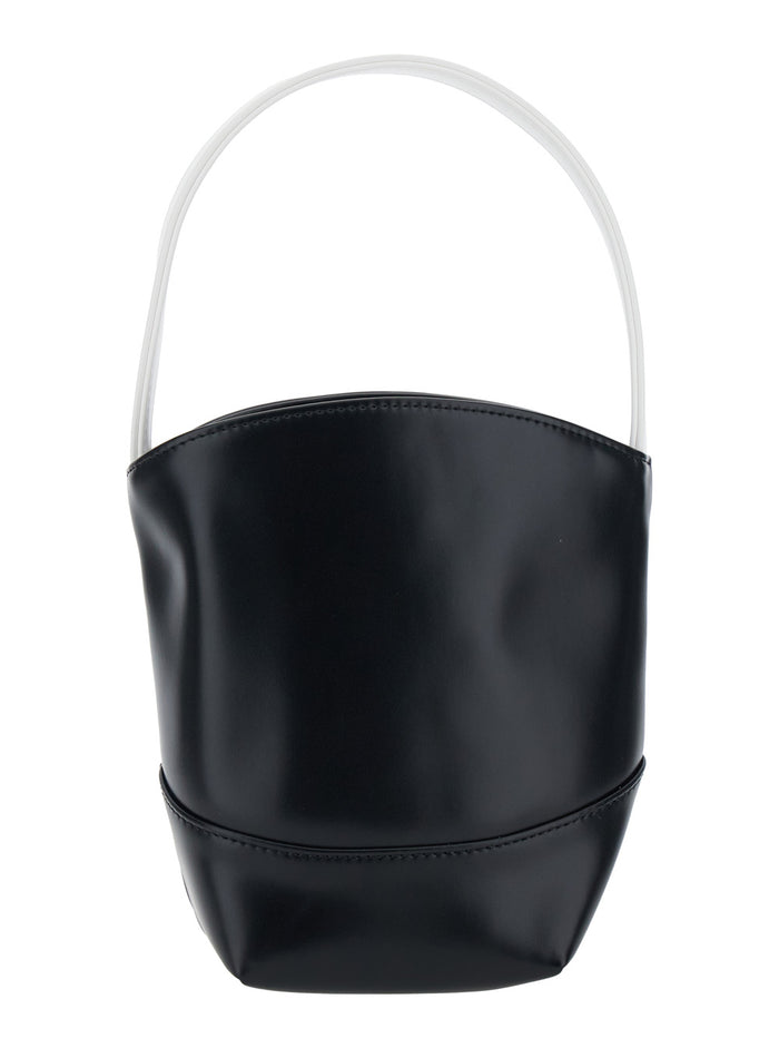 Crossbody Bag Marni Kids With Contrast Top Handle And Lettering Logo On Front In Ecoleather For Girls Black Polyester