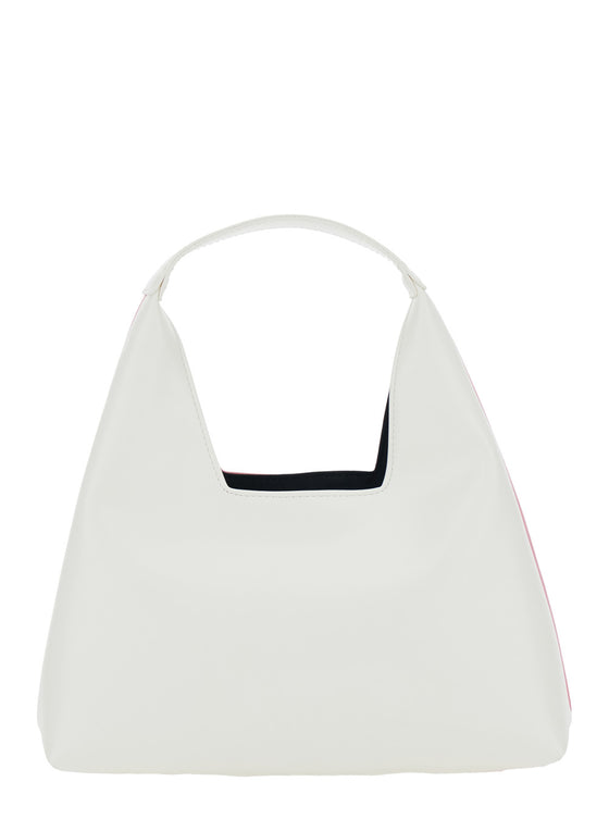 Shoulder Bag MARNI KIDS with Top Handle and Maxi Logo on Front in Ecoleather Pink Girl Polyester Crossbody
