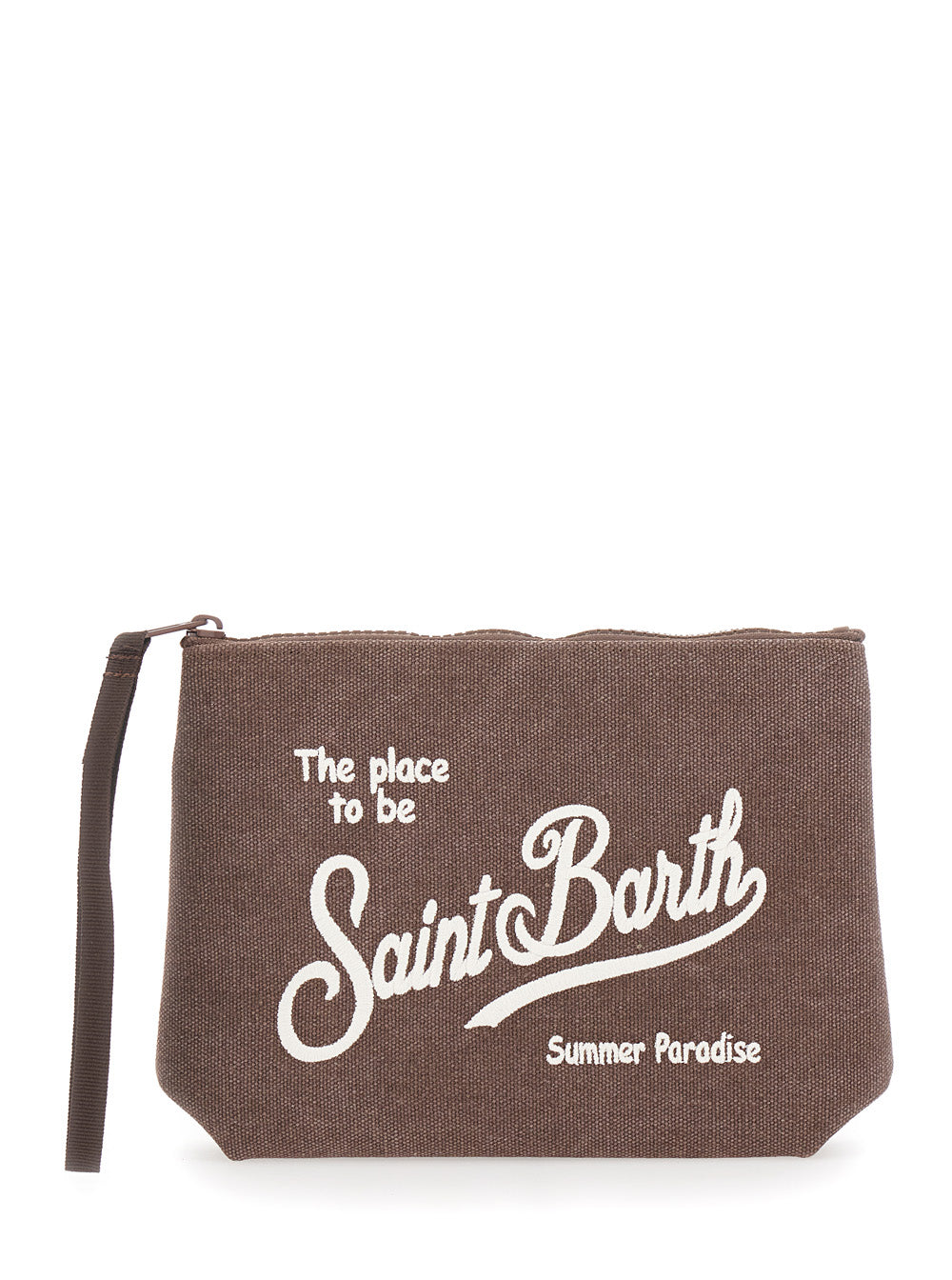 ALINE Tote Bag with Brown Cotton Details for Women Clutches And Pochettes