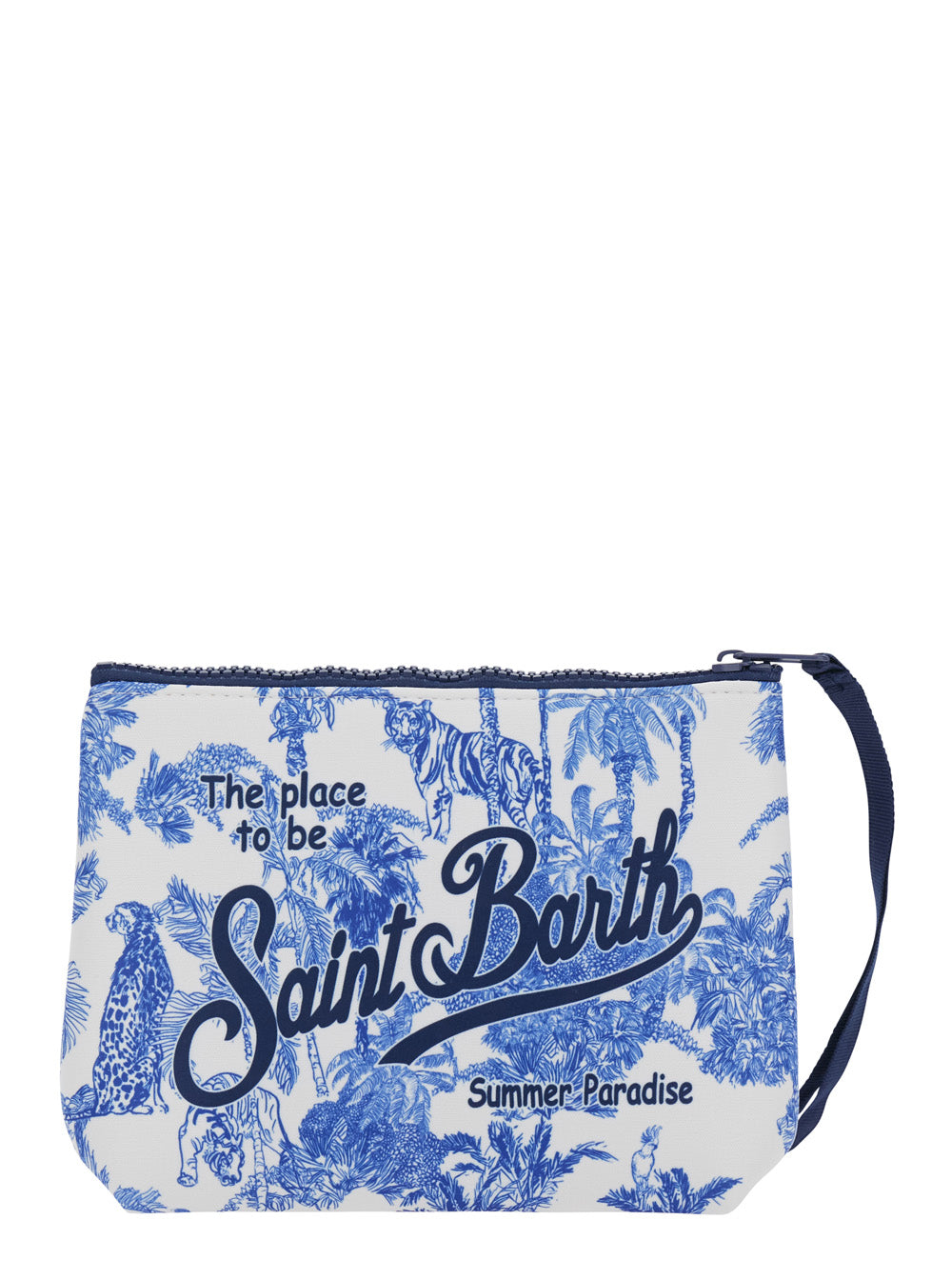 Aline Blue Clutch With Tech Fabric Details For Women Blu Clutches And Pochettes